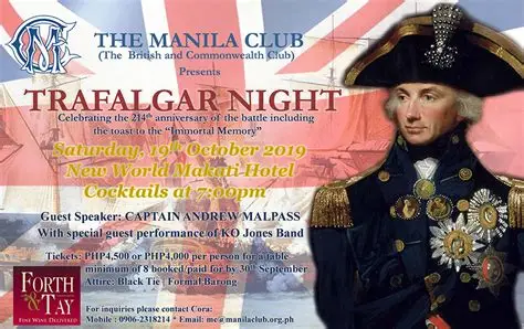 Trafalgar Night – 2019